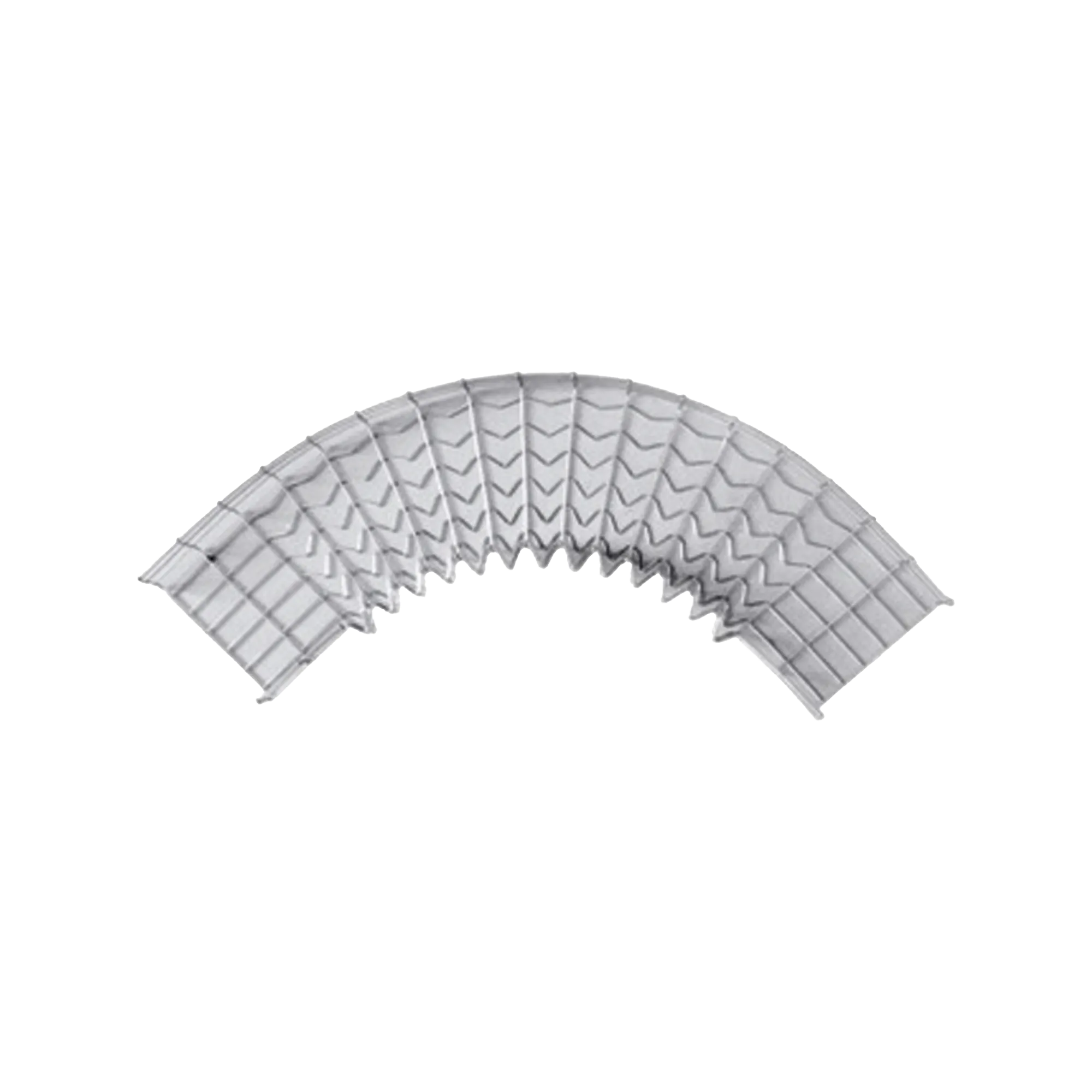 Curva Pre-Fabricada Horizontal de 90° con medidas de 105 mm de Peralte y 200 mm Ancho (105/200 mm)