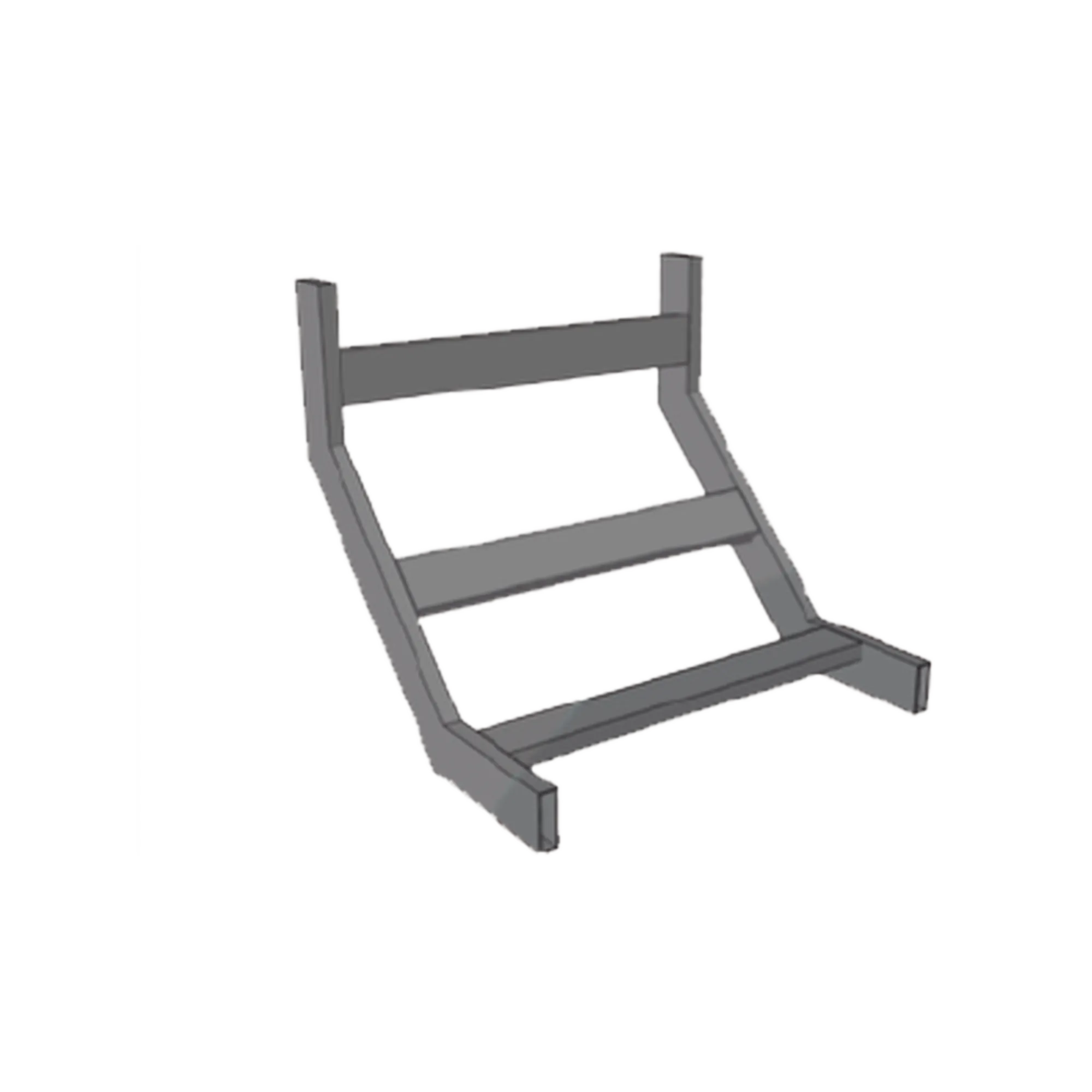 (CHCVIT1X12EPK) CURVA VERTICAL INTERIOR TUBULAR 1.5 DE PERALTE X 12 ANCHO PINT EPOx COLOR NEGRO, INCLUYE COPLes y tornilleria
