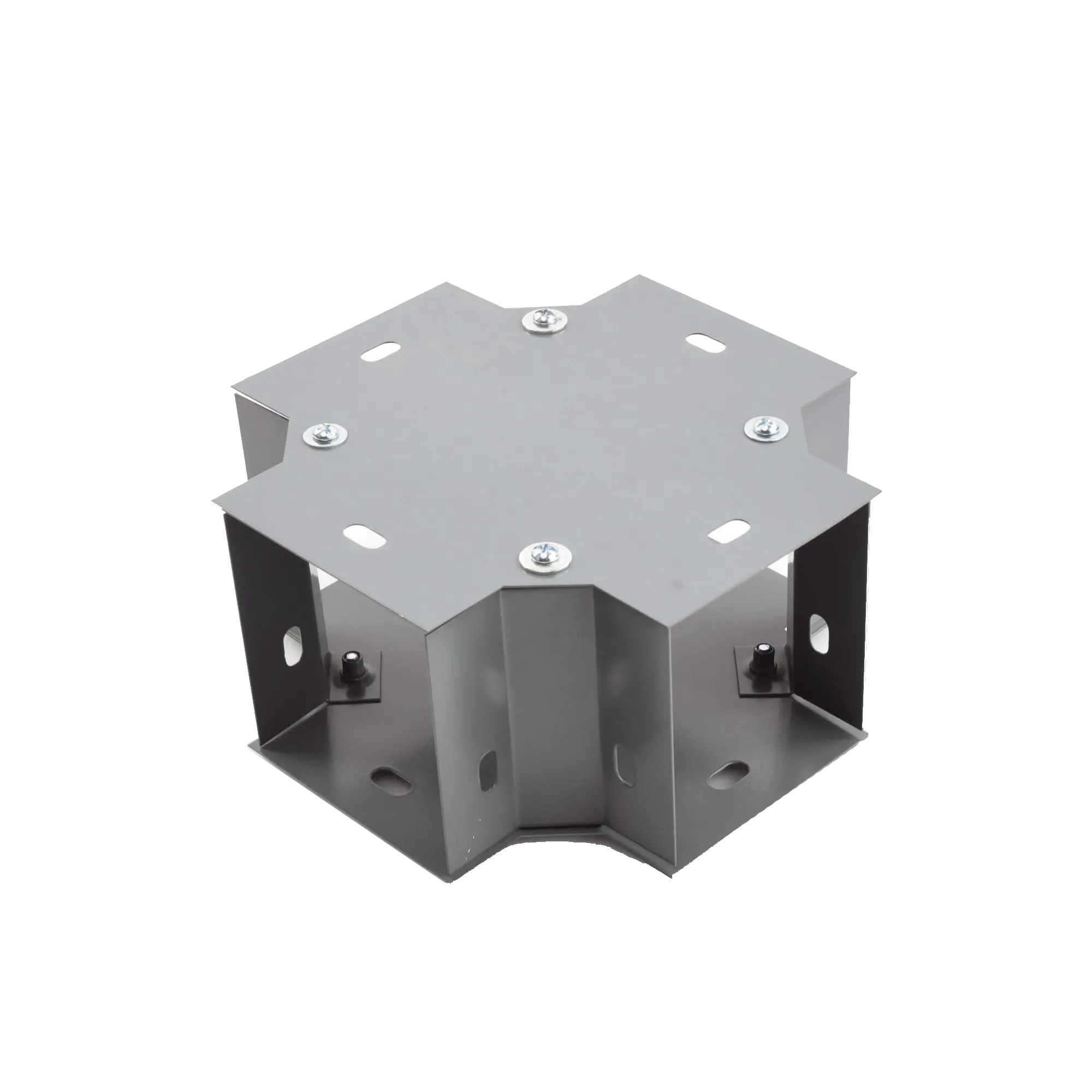 Derivación “X” 100 X 100 mm, fabricado en lámina de acero al carbón