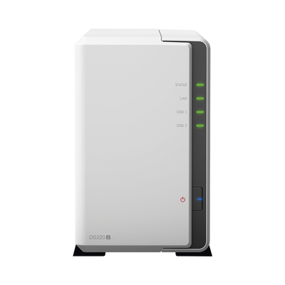 Servidor NAS de escritorio con 2 bahías / Hasta 32 TB