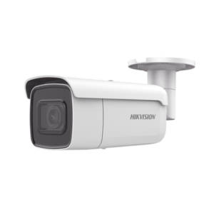 Bala IP 6 Megapixel / Serie PRO + / 50 mts IR EXIR / Lente Mot. 2.8 a 12 mm / Ultra Baja Iluminación / WDR 120 dB / IP67/ IK10 / Vídeoanaliticos Integrados / Audio y Alarmas / PoE+ / MicroSD