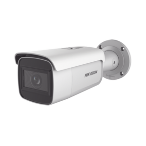 Bala IP 8 Megapixel (4K)/ Lente Mot. 2.8 a 12 mm / 60 mts IR EXIR /Exterior IP67 / IK10 / WDR 120 dB / PoE / Videoanaliticos (Filtro de Falsas Alarmas) / Ultra Baja Iluminación / Entrada y Salida de Audio y Alarmas / MicroSD