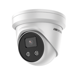 Turret IP 8 Megapixel  / Lente 2.8 mm / Micrófono Interconstruido / 40 mts IR / Exterior IP67 / WDR 120 dB / Audio y Alarma / Captura Facial / Onvif / MicroSD