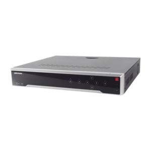 NVR 8 Megapixel (4K) / 32 Canales IP / 8 Bahías de Disco Duro hasta 8 TB / 2 Tarjetas de Red / HDMI en 4K / 2 Salidas HDMI / Entrada y Salida de Alarmas