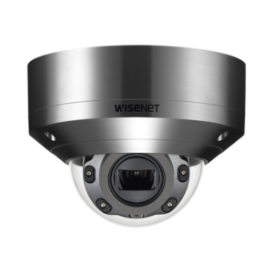 Cámara IP Tipo Domo Antivandálico 5MP de Acero Inoxidable / Lente Motorizado 3.9 – 9.4 mm / IR 50 M / WDR 120db / H.265 & WiseStream
